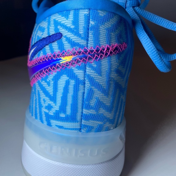 Nike Vibrant Blue and White Athletic Shoes - Picture 10 of 13